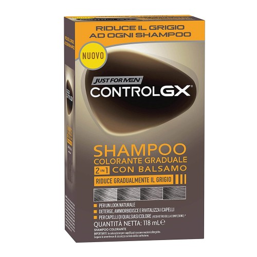JUST For Men Contr.GX Shampoo colorante graduale con balsamo