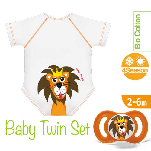 Baby Twin Set 4season 2/6m Leo