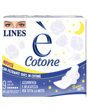 LINES E'Cotone Notte 9pz