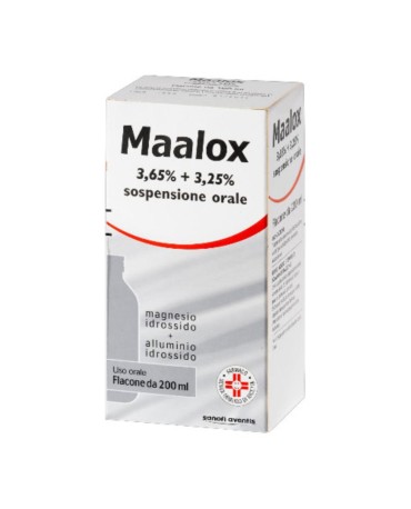 Maalox*os Sosp 200ml3,65+3,25%