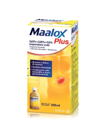 Maalox Plus*os Sosp Fl 200ml