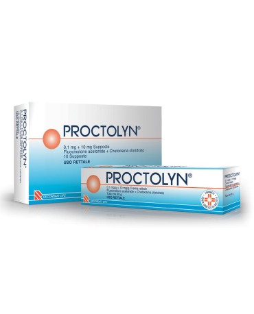 Proctolyn*10supp 0,1mg+10mg