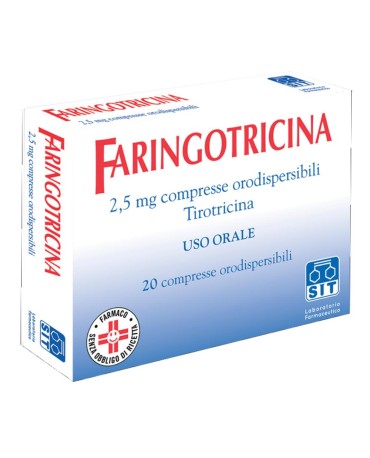 Faringotricina*20cpr Oro 2,5mg