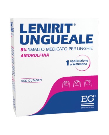 Lenirit Ungueale*2,5ml 5% Smalto 1 applicazione alla settimana