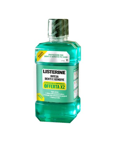 Listerine Difesa Dent/geng Bundle 2x500 ml