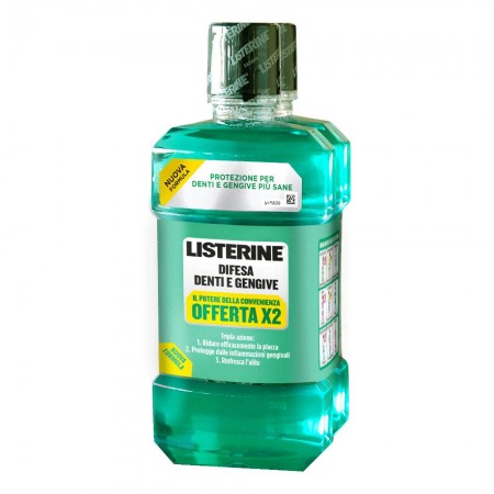 Listerine Difesa Dent/geng Bundle 2x500 ml