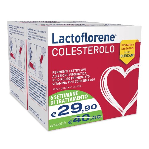 Lactoflorene Colesterolo Bipack 40 bustine (20+20)