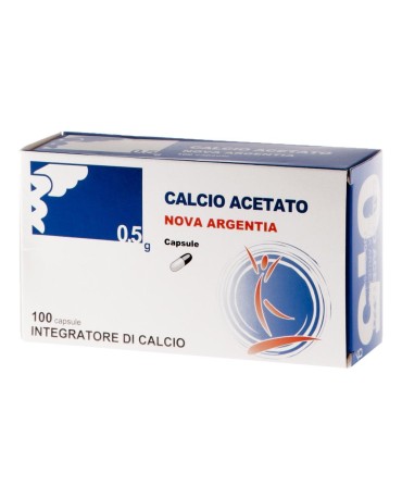 CALCIO Acet.100Cps 500mg N.A.