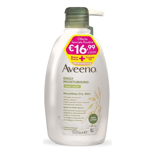 Aveeno Pn Bundle Bagno Doccia 500ml+Creamy oil 300ml