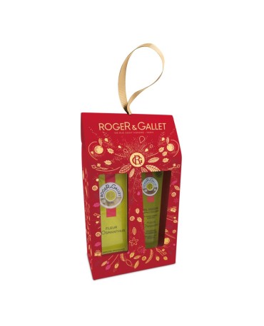Roger&Gallet cofanetto regalo Natale 2021 Fleur D'osmanthus acqua colonia 30 ml+ gel doccia 50 ml