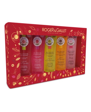 Roger&Gallet cofanetto regalo Natale 2021 4 gel doccia 50 ml varie fragranze