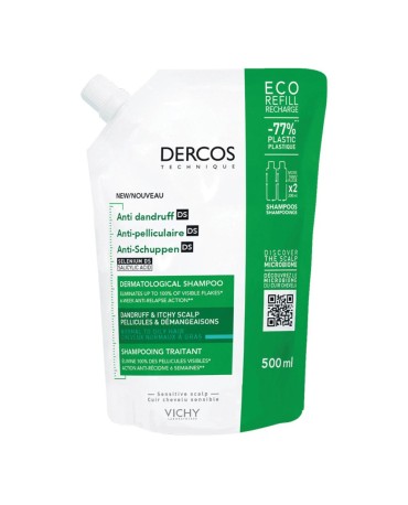 Dercos Eco Ricarica shampoo Forfora secca 500 ml